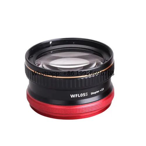 Weefine WFL05S +13 Высококачественный объектив крупным планом Оптический объектив камеры специально разработанный для подводных фотографий
Weefine WFL05S +13 Высококачественный объектив крупным планом Оптический объектив камеры специально разработанный для подводных фотографий