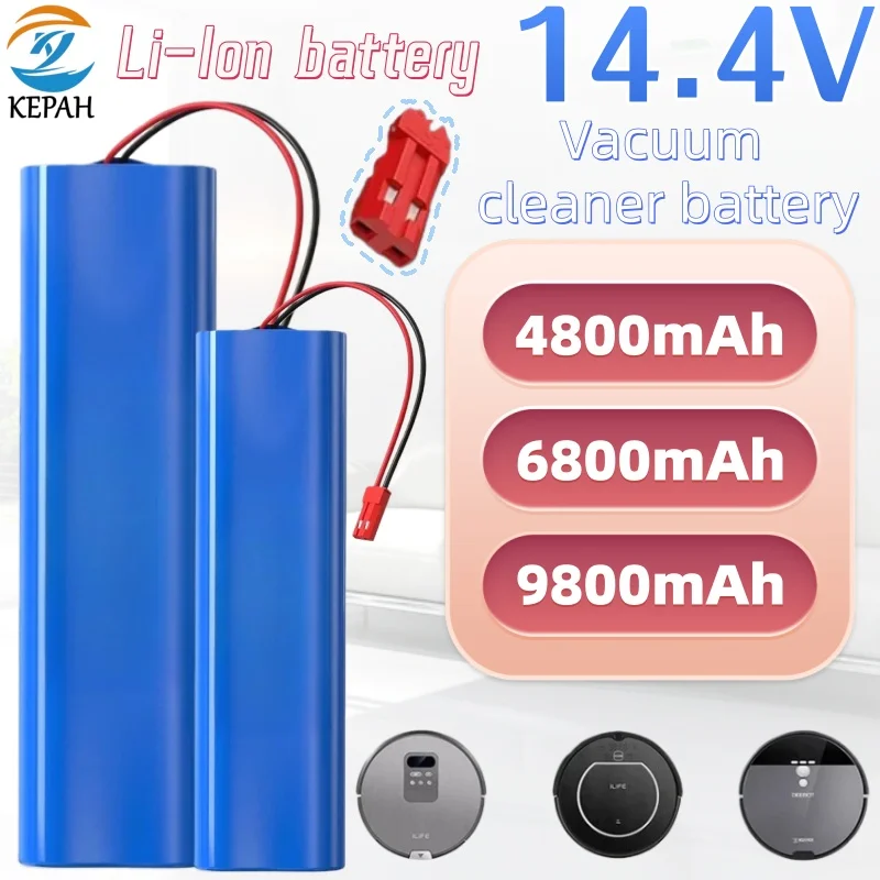 New Rechargeable Battery For ILIFE V3s V5s V8s DF45 DF43 V3 X3 V50 V55 V5L Pro 14.8V 4800mAh/6.8Ah Robot Vacuum Cleaner Battery
New Rechargeable Battery For ILIFE V3s V5s V8s DF45 DF43 V3 X3 V50 V55 V5L Pro 14.8V 4800mAh/6.8Ah Robot Vacuum Cleaner Battery