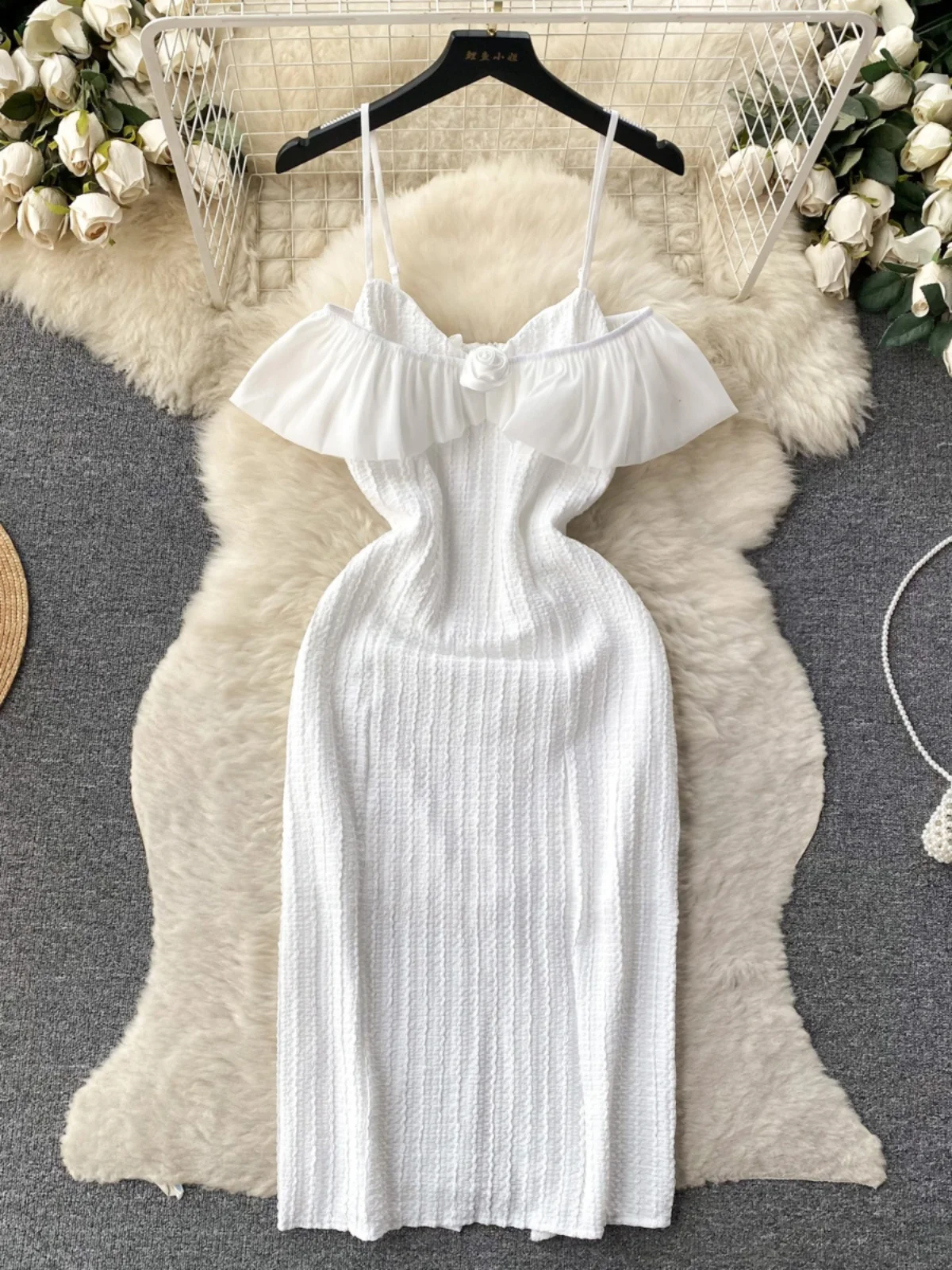 Elegant Birthday Party Dress Women's One Shoulder Strap Gown with Pleated Waist A-Line Skirt Korean Style Spring Summer Autumn
Elegant Birthday Party Dress Women's One Shoulder Strap Gown with Pleated Waist A-Line Skirt Korean Style Spring Summer Autumn