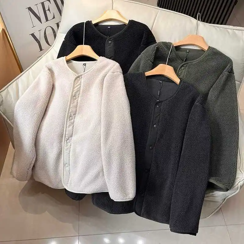 ex Warmth Windproof Faux eepskin Corduroy Open Cardigan Sweatirt Outerwear Couple Sle Casual Long Sve Polyester
ex Warmth Windproof Faux eepskin Corduroy Open Cardigan Sweatirt Outerwear Couple Sle Casual Long Sve Polyester