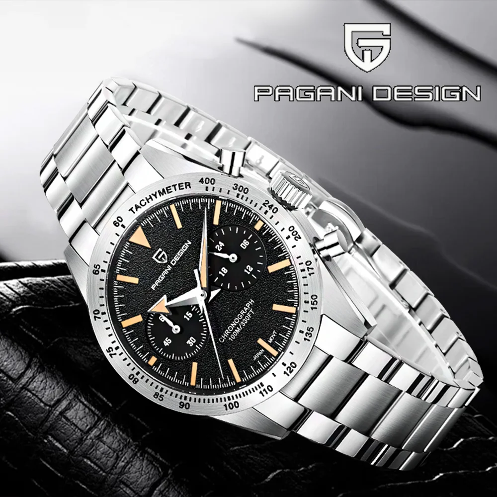 Новые роскошные мужские кварцевые часы Pagani Design Moon Watch 2026 с сапфировым стеклом, спортивный хронограф VK64 из нержавеющей стали
Новые роскошные мужские кварцевые часы Pagani Design Moon Watch 2026 с сапфировым стеклом, спортивный хронограф VK64 из нержавеющей стали