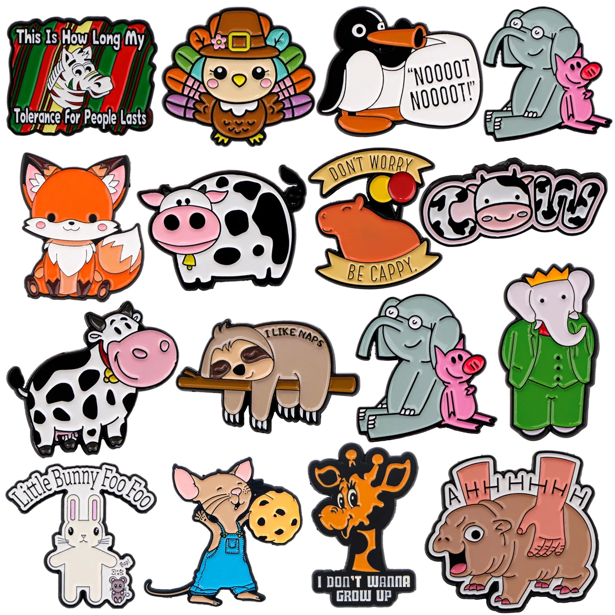 Cute Capybara Enamel Pin Mouse Brooch Pines Giraffe Lapel Pins Cartoon Badge Costume Accessories Animal Jewelry Friends Gifts
Cute Capybara Enamel Pin Mouse Brooch Pines Giraffe Lapel Pins Cartoon Badge Costume Accessories Animal Jewelry Friends Gifts