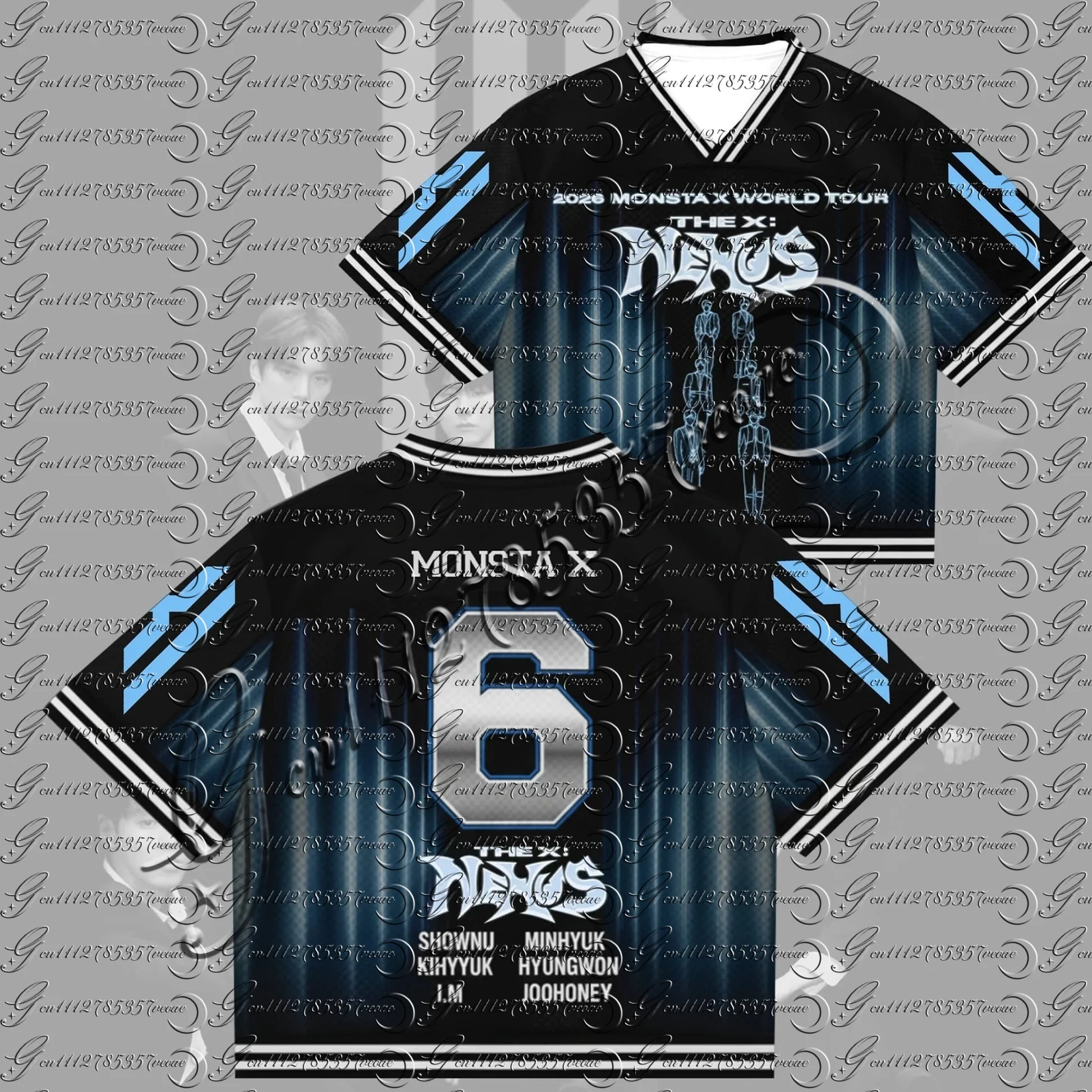 NEXUS 2026 World Tour Unisex Short Sleeve T-shirt Kpop Merch Jersey with Member Names Official Fan Club Tee
NEXUS 2026 World Tour Unisex Short Sleeve T-shirt Kpop Merch Jersey with Member Names Official Fan Club Tee