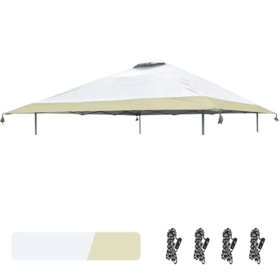 13x13ft replacement pop up canopy cover for outdoor use, polyester fabric, beige, water resistant UV protection with easy insta
13x13ft replacement pop up canopy cover for outdoor use, polyester fabric, beige, water resistant UV protection with easy insta