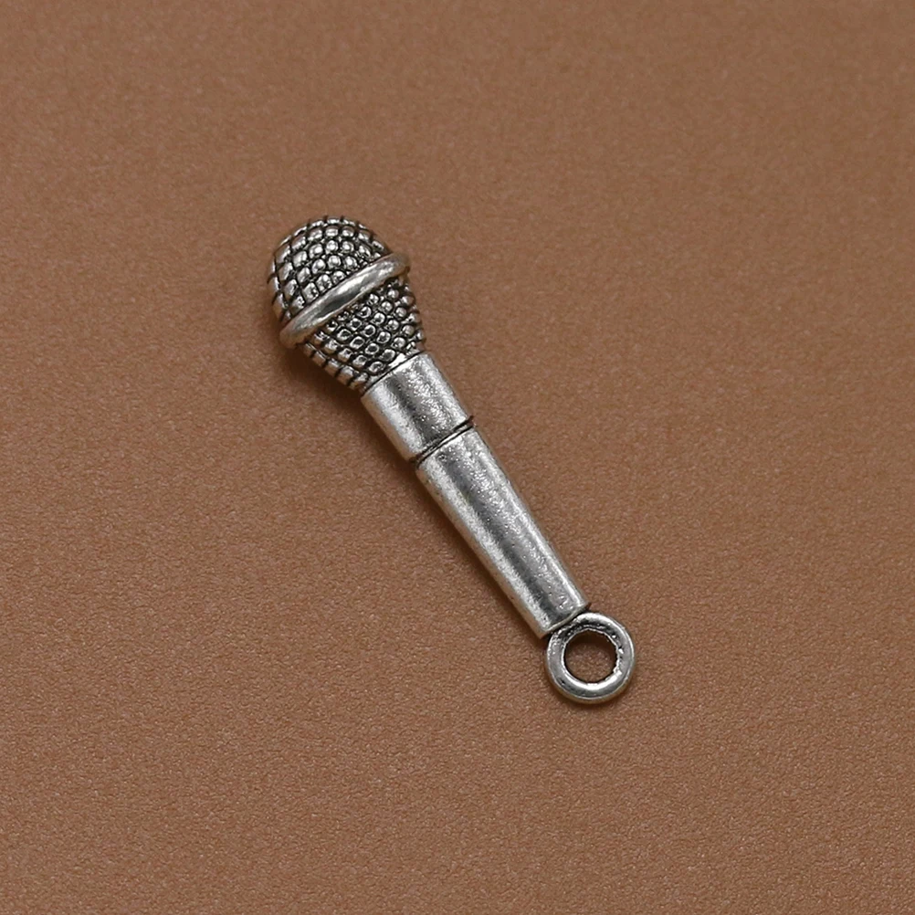 20 Pcs Microphone Pendant Music Charms Vintage Jewelry Necklaces Accessories Making Supply
20 Pcs Microphone Pendant Music Charms Vintage Jewelry Necklaces Accessories Making Supply