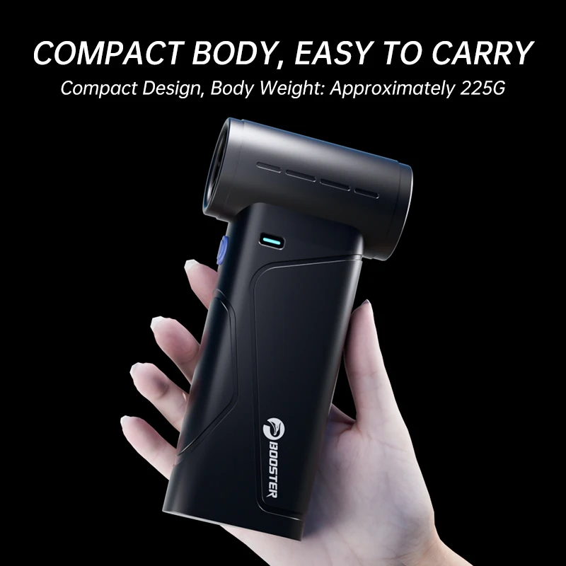 Ручной вентилятор-турбина: миниатюрный, портативный, с высокой скоростью вращения, мощный, для удаления пыли и воды, бесщеточный высокоскоростной двигатель
Ручной вентилятор-турбина: миниатюрный, портативный, с высокой скоростью вращения, мощный, для удаления пыли и воды, бесщеточный высокоскоростной двигатель