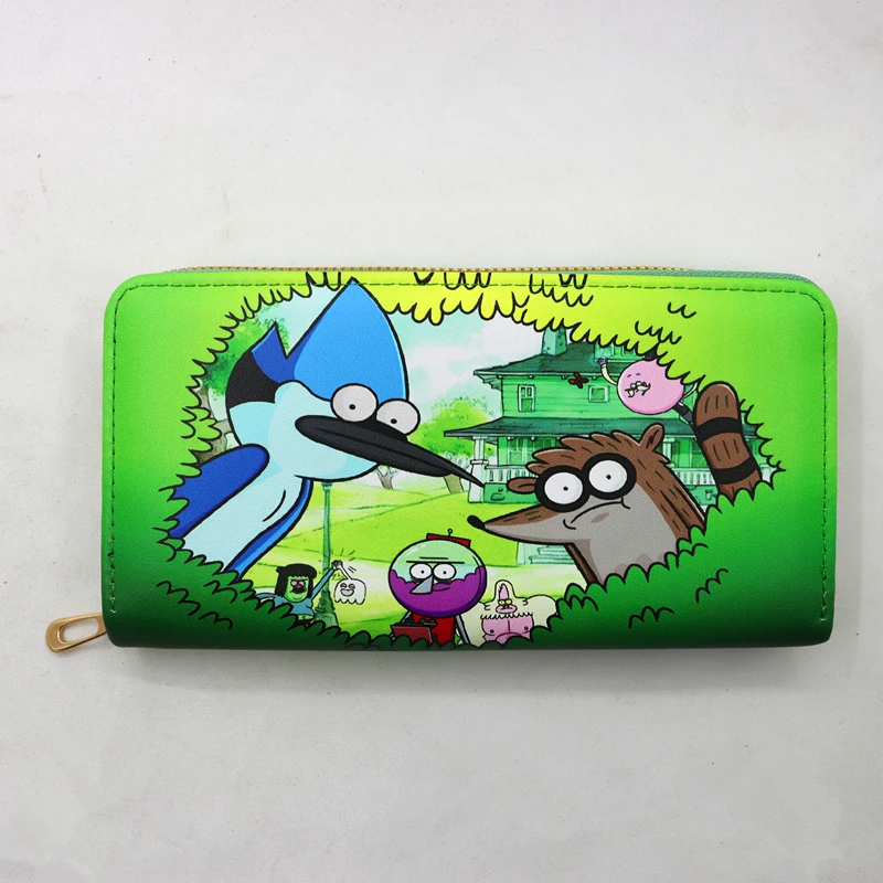 Regular Show Crown Blue Crow and Raccoon Zipper long Wallet Womens Long Purses Handbags Coin Purse Cards Holder PU Wallet
Regular Show Crown Blue Crow and Raccoon Zipper long Wallet Womens Long Purses Handbags Coin Purse Cards Holder PU Wallet