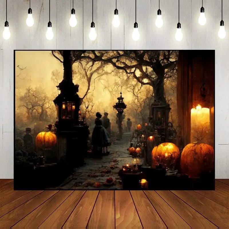 Halloween Background Photo Bat Lantern Birthday Decoration Pumpkin Magic Witches Custom Backdrop Spooky Photography Backdrops
Halloween Background Photo Bat Lantern Birthday Decoration Pumpkin Magic Witches Custom Backdrop Spooky Photography Backdrops