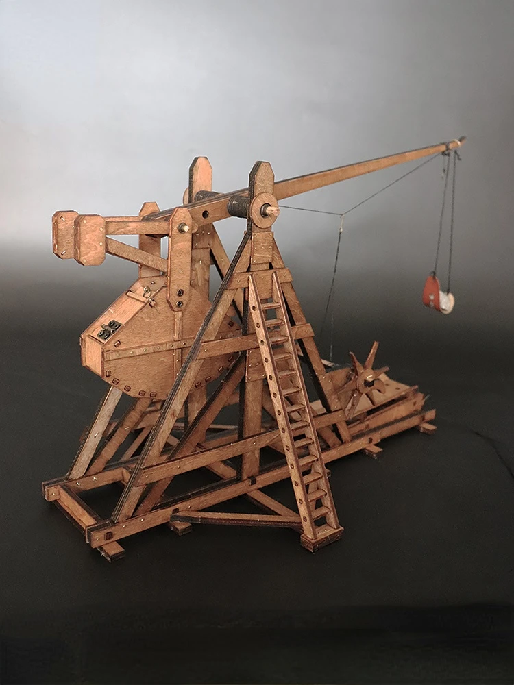 Counterweight Stone Polishing Machine Mangonel Glue-Free Assembly Medieval Ancient Chariot Wooden Handmade Model Toy Gift
Counterweight Stone Polishing Machine Mangonel Glue-Free Assembly Medieval Ancient Chariot Wooden Handmade Model Toy Gift