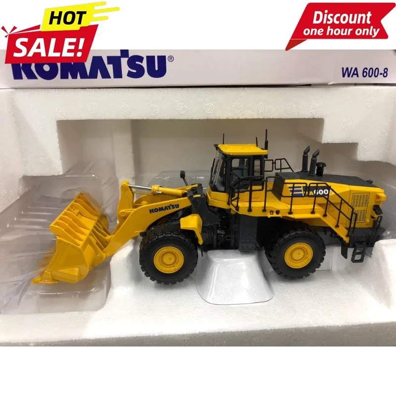 UH 8127 for Komatsu WA600-8 Komatsu Wheel Loader Forklift Alloy Engineering Truck Model 1:50
UH 8127 for Komatsu WA600-8 Komatsu Wheel Loader Forklift Alloy Engineering Truck Model 1:50