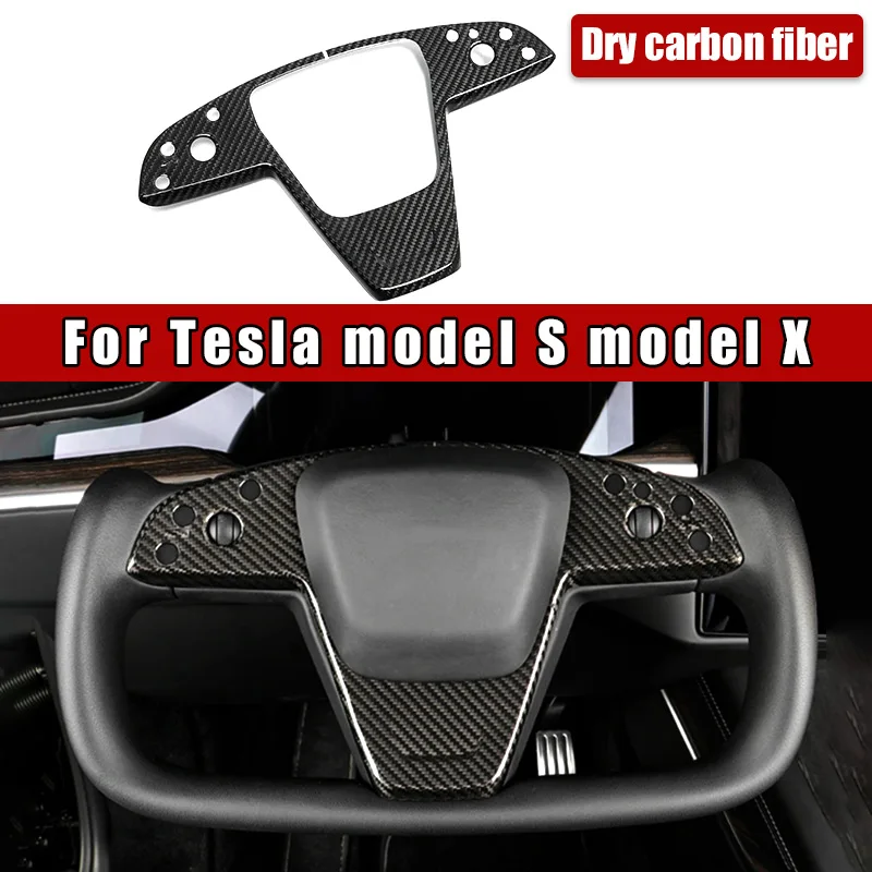Подходит для Tesla Model S Model X, 100% углеродное волокно, декоративная наклейка на руль, яркая внутренняя модернизация
Подходит для Tesla Model S Model X, 100% углеродное волокно, декоративная наклейка на руль, яркая внутренняя модернизация