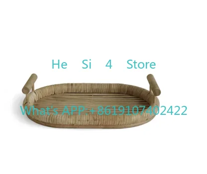 liviNM2 Rattan Tray with Handles - Handmade Woven Decor Tray for Home & Kitchen
liviNM2 Rattan Tray with Handles - Handmade Woven Decor Tray for Home & Kitchen