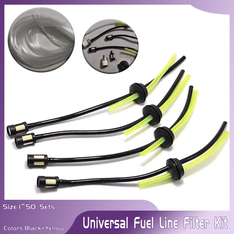 Packs Replacement Fuel Pipe & in-Tank Filter Set for Chainsaw Lawn Mower Grass Trimmer Other 2-Stroke Power Equipment 1~50
Packs Replacement Fuel Pipe & in-Tank Filter Set for Chainsaw Lawn Mower Grass Trimmer Other 2-Stroke Power Equipment 1~50