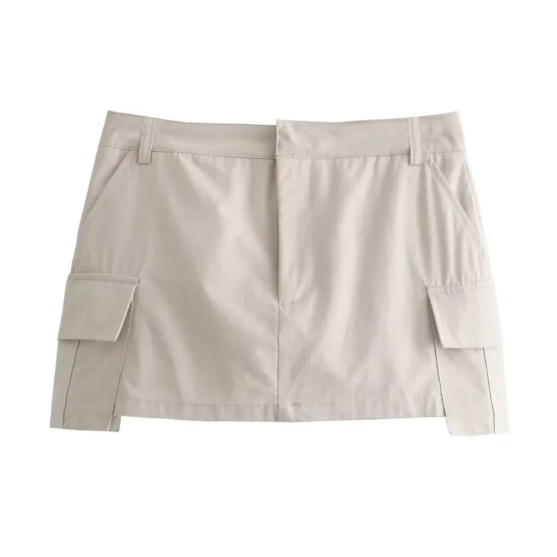 Pocket Culotte For Women 2024 New Spring Summer Fashion Slim Solid Color Sexy Casual Versatile Low Waisted Short Pants
Pocket Culotte For Women 2024 New Spring Summer Fashion Slim Solid Color Sexy Casual Versatile Low Waisted Short Pants