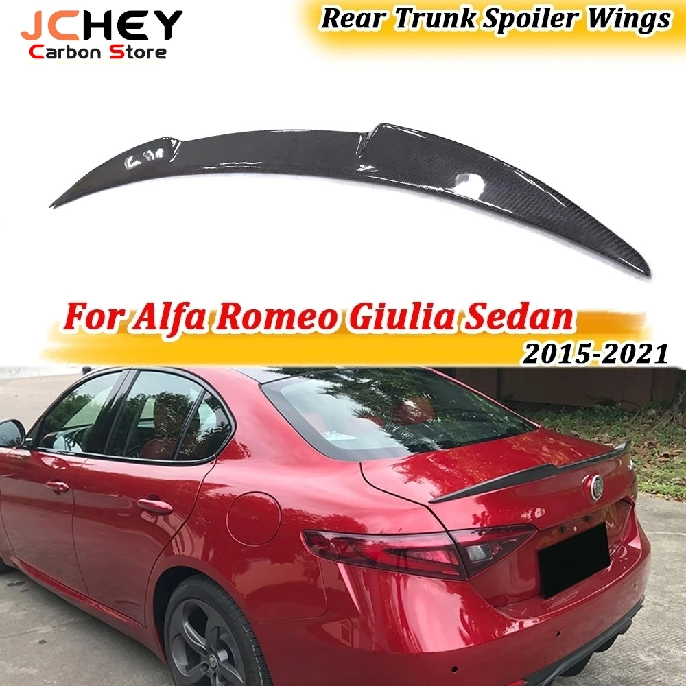 Dry Carbon Fiber Rear Spoiler Wing Trunk Lip for Alfa Romeo Giulia Sedan 2015-2021 Rear Trunk Spoiler Boot Wing FRP Bodykits
Dry Carbon Fiber Rear Spoiler Wing Trunk Lip for Alfa Romeo Giulia Sedan 2015-2021 Rear Trunk Spoiler Boot Wing FRP Bodykits