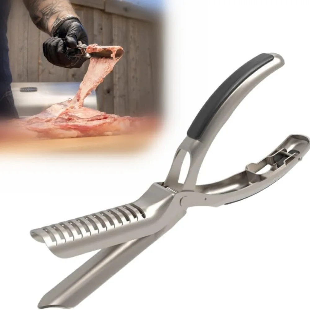 Набор инструментов для удаления реберной мембраны из нержавеющей стали, инструмент для приготовления ребер для любителей барбекю, для легкого удаления мембраны, аксессуары для барбекю
Набор инструментов для удаления реберной мембраны из нержавеющей стали, инструмент для приготовления ребер для любителей барбекю, для легкого удаления мембраны, аксессуары для барбекю