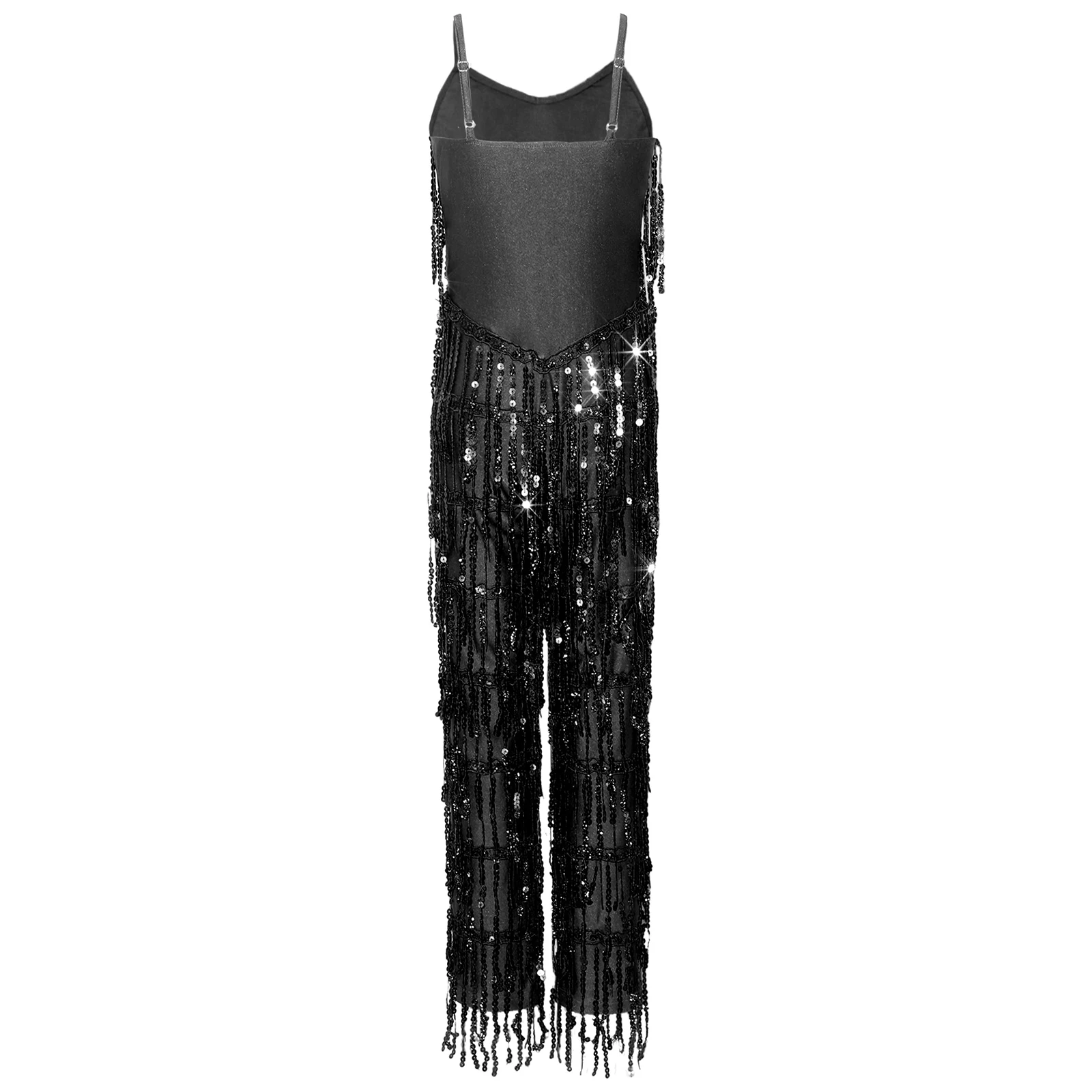 Kids Girls Sleeveless Sequin Tassel Dance Romper 70s Disco Latin Performance Costume Jumpsuit Hippie Bodysuit Carnivals Dress Up
Kids Girls Sleeveless Sequin Tassel Dance Romper 70s Disco Latin Performance Costume Jumpsuit Hippie Bodysuit Carnivals Dress Up