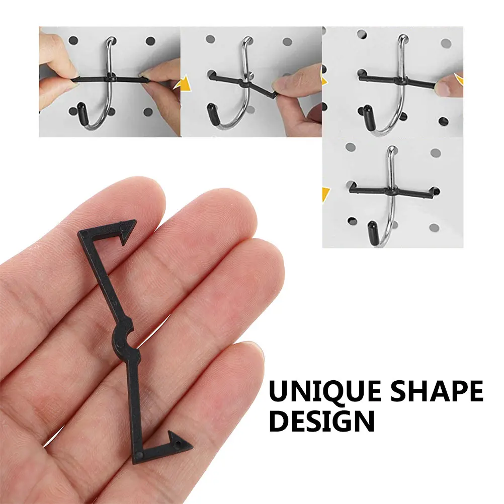 100 Pcs Pegboard Hook Fasteners Plastic Locks Clips for Hanging Garage Accessories Pegboard Hooks Stoppers Stable Connection DIY
100 Pcs Pegboard Hook Fasteners Plastic Locks Clips for Hanging Garage Accessories Pegboard Hooks Stoppers Stable Connection DIY