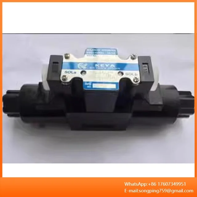 Original Taiwan KEYA solenoid DS-G03-C3-D24 and 6 hydraulic directional control
Original Taiwan KEYA solenoid DS-G03-C3-D24 and 6 hydraulic directional control
