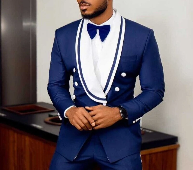 Мужской костюм, приталенный смокинг с шалью и лацканами, комплект из 2 предметов, деловой, офисный, повседневный
Мужской костюм, приталенный смокинг с шалью и лацканами, комплект из 2 предметов, деловой, офисный, повседневный