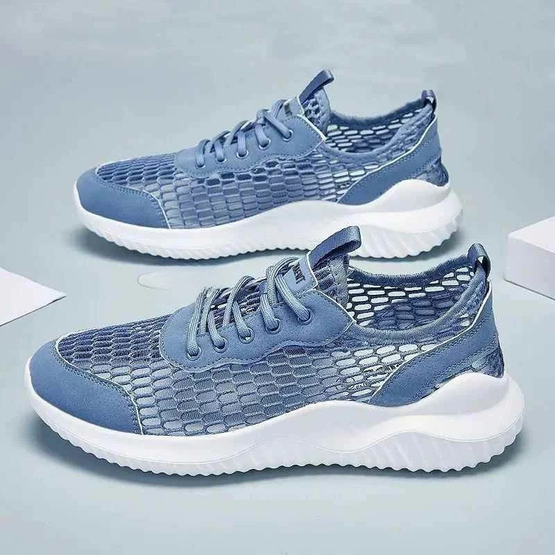 New 2026 Men's Casual Breathable Mesh Shoes Water-Resistant Soft Bottom Fashionable Large Hole Mesh Shoes for Summer
New 2026 Men's Casual Breathable Mesh Shoes Water-Resistant Soft Bottom Fashionable Large Hole Mesh Shoes for Summer