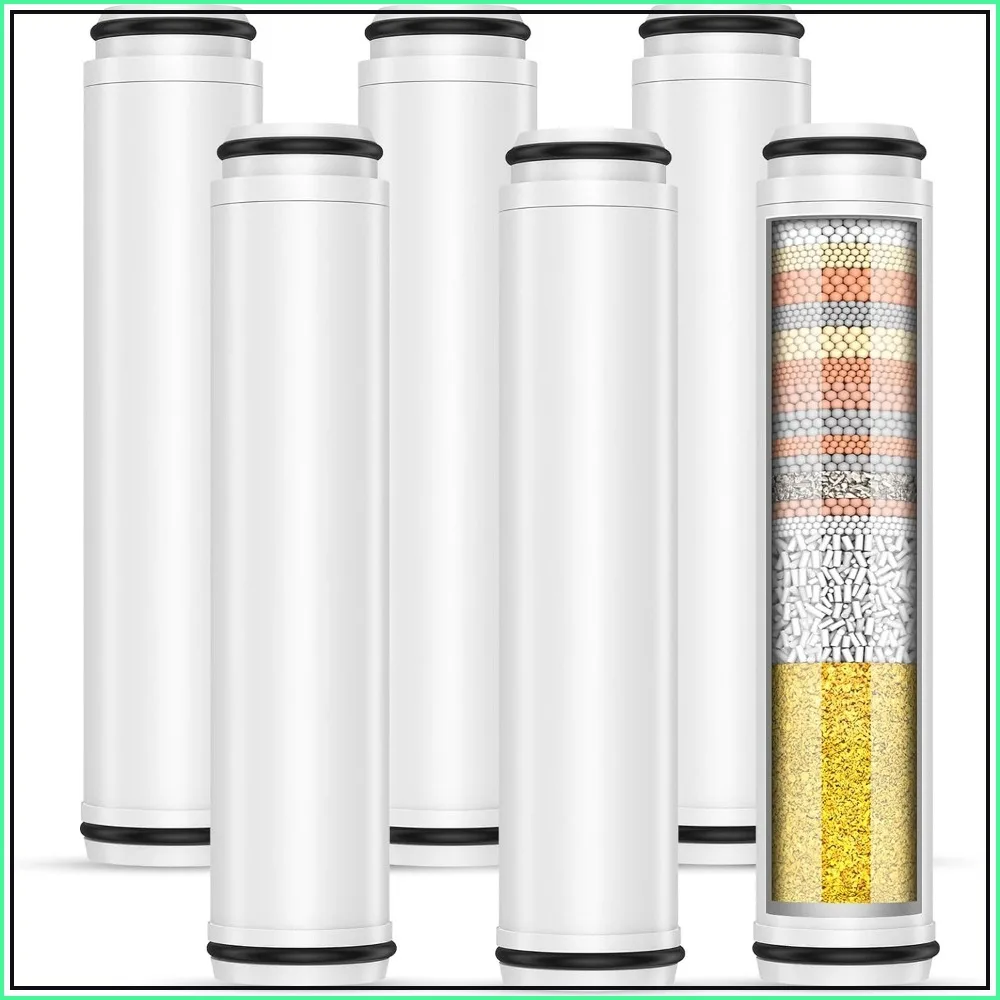 Shower Filter for Handheld Shower Head, 6 Pack 15 Stage Replacement Filters for Hard Water Remove Chlorine and Harmful Substances
Shower Filter for Handheld Shower Head, 6 Pack 15 Stage Replacement Filters for Hard Water Remove Chlorine and Harmful Substances