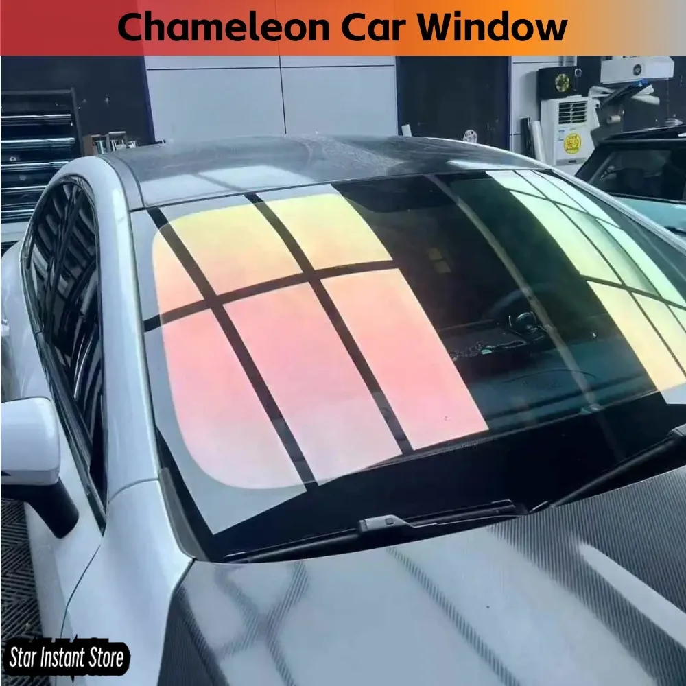1.52x15M 70% VLT Chameleon Window Film Chameleon Blue Red Purple Car Window Tint with UV Rejection High Heat Rejection Green/Red
1.52x15M 70% VLT Chameleon Window Film Chameleon Blue Red Purple Car Window Tint with UV Rejection High Heat Rejection Green/Red