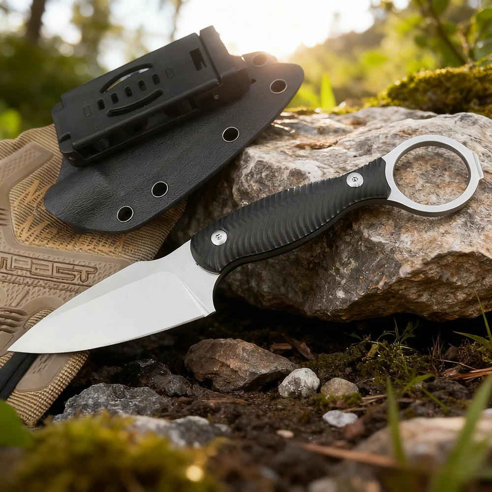 High Quality 7Cr13Mov Blade Straight Knife Portable Camping Hunting Cutting Tools Durable G10 Handle Wilderness Survival Knife
High Quality 7Cr13Mov Blade Straight Knife Portable Camping Hunting Cutting Tools Durable G10 Handle Wilderness Survival Knife