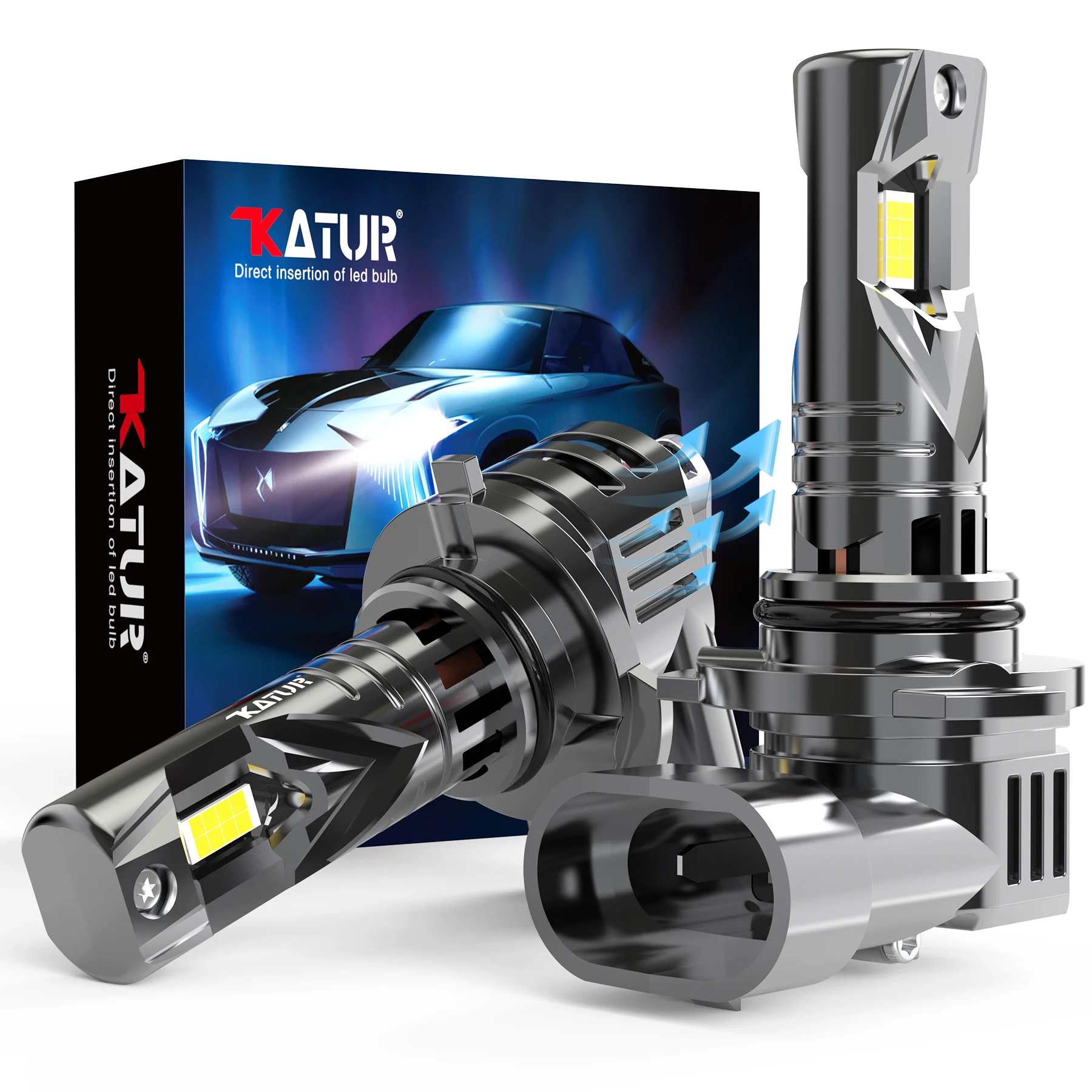 Katur 2x HB4 9006 Car Led Bulbs Auto Headlight with Fan Super Bright 6000K Plug and Play For Toyota Camry RAV4 Prius Yaris VITZ
Katur 2x HB4 9006 Car Led Bulbs Auto Headlight with Fan Super Bright 6000K Plug and Play For Toyota Camry RAV4 Prius Yaris VITZ