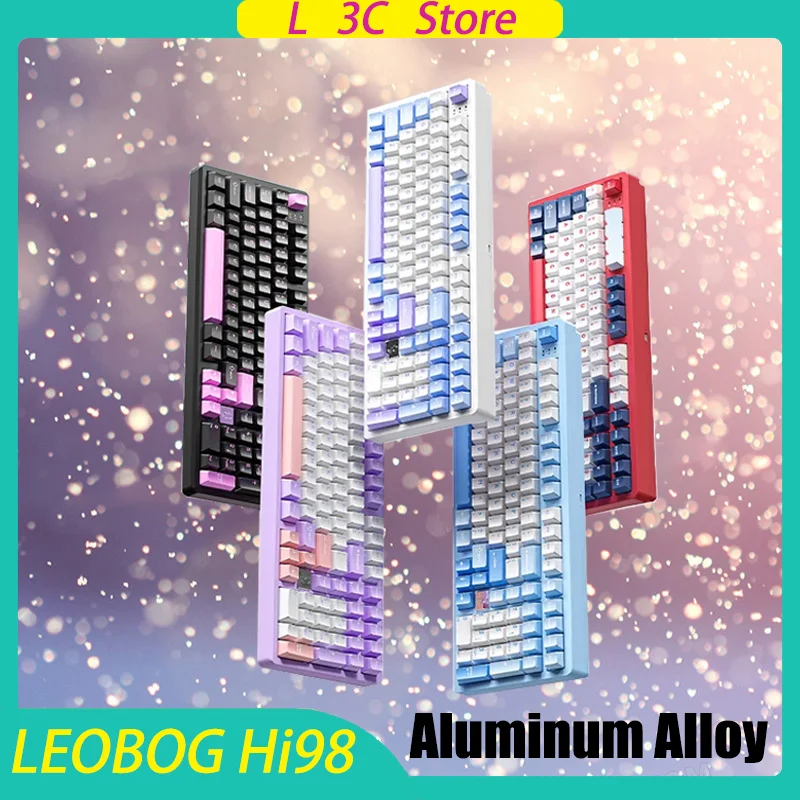 LEOBOG Hi98 Custom Mechanical Keyboard USB Type-C N-key Rollover Leaf Spring Gasket Aluminum Hot Swap PC FR4 Positioning Plate
LEOBOG Hi98 Custom Mechanical Keyboard USB Type-C N-key Rollover Leaf Spring Gasket Aluminum Hot Swap PC FR4 Positioning Plate