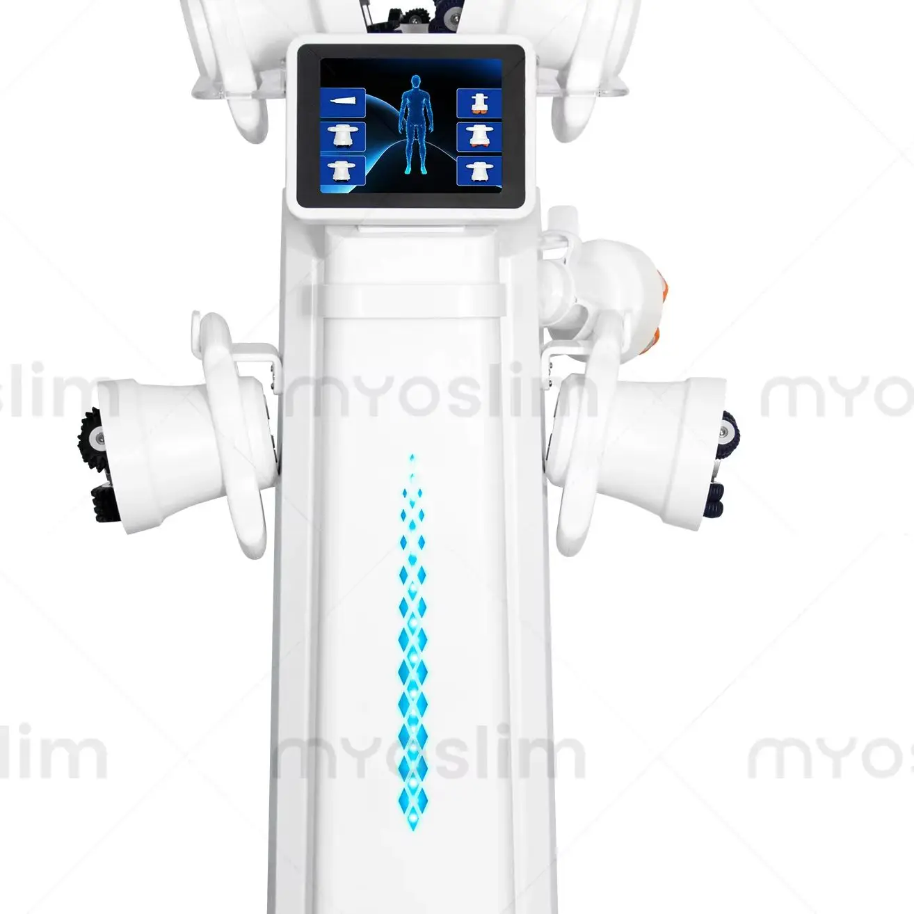 Multi Function 360 Degree Rotating Roller Massage Device 5 Handles Body Slimming Machine Adjustable Intensity White
Multi Function 360 Degree Rotating Roller Massage Device 5 Handles Body Slimming Machine Adjustable Intensity White
