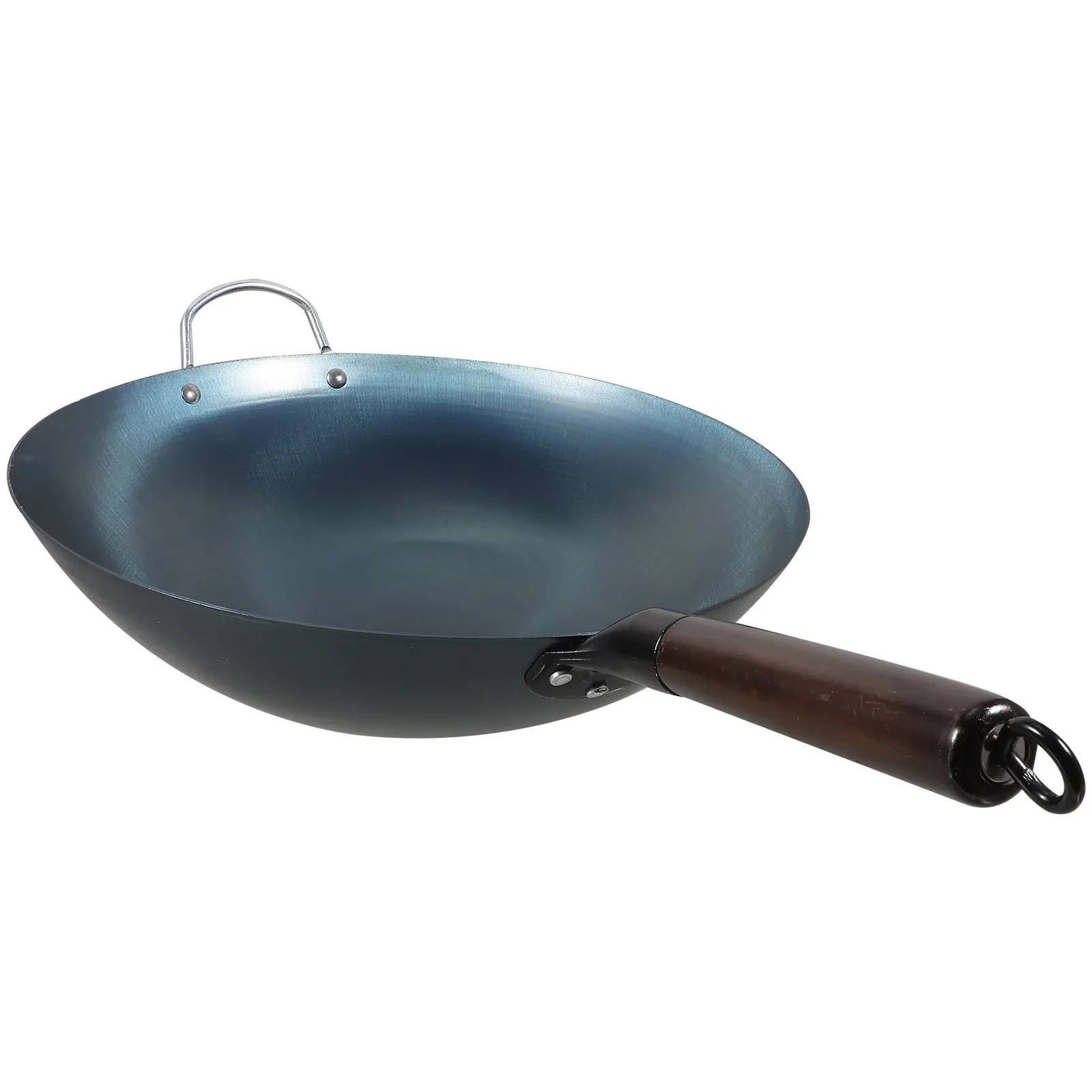 Thickened Blue Iron Wok Traditional Heavy Duty Frying Pan with Wood Handle Home Kitchen Cooking Pan Gas Stove Wok
Thickened Blue Iron Wok Traditional Heavy Duty Frying Pan with Wood Handle Home Kitchen Cooking Pan Gas Stove Wok