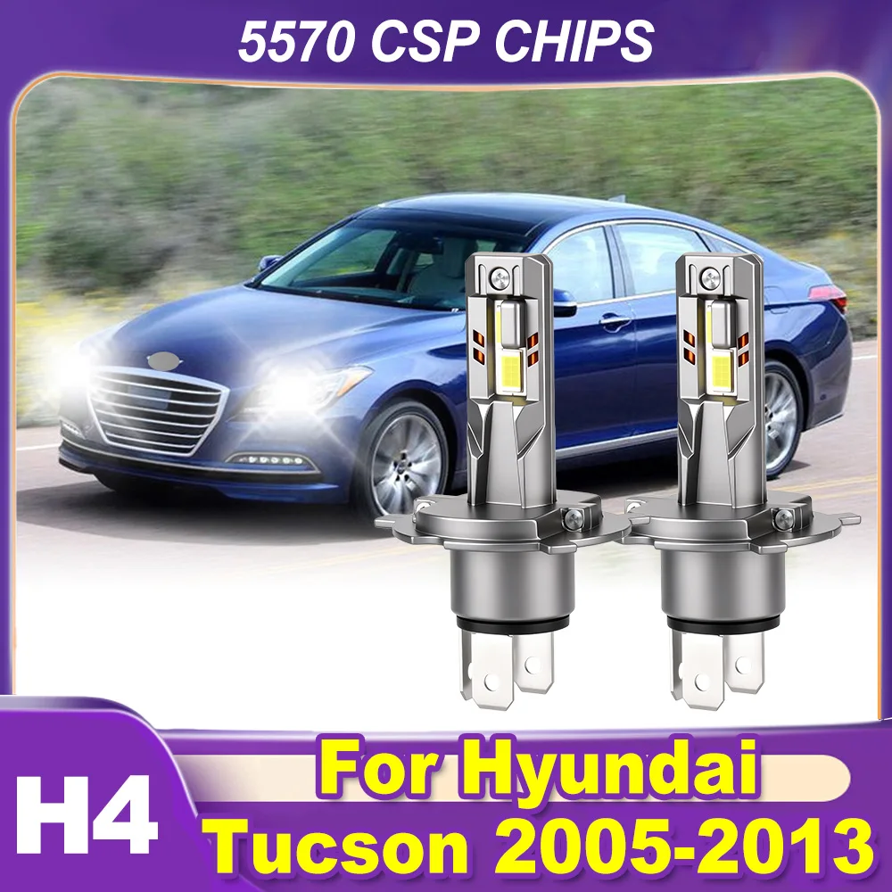 For Hyundai Tucson 2005-2013 H4 LED Car Headlamp Bulbs 200W High Power CANBUS Hi/Lo Beam Fanless 6000k Super Bright Plug&Play
For Hyundai Tucson 2005-2013 H4 LED Car Headlamp Bulbs 200W High Power CANBUS Hi/Lo Beam Fanless 6000k Super Bright Plug&Play