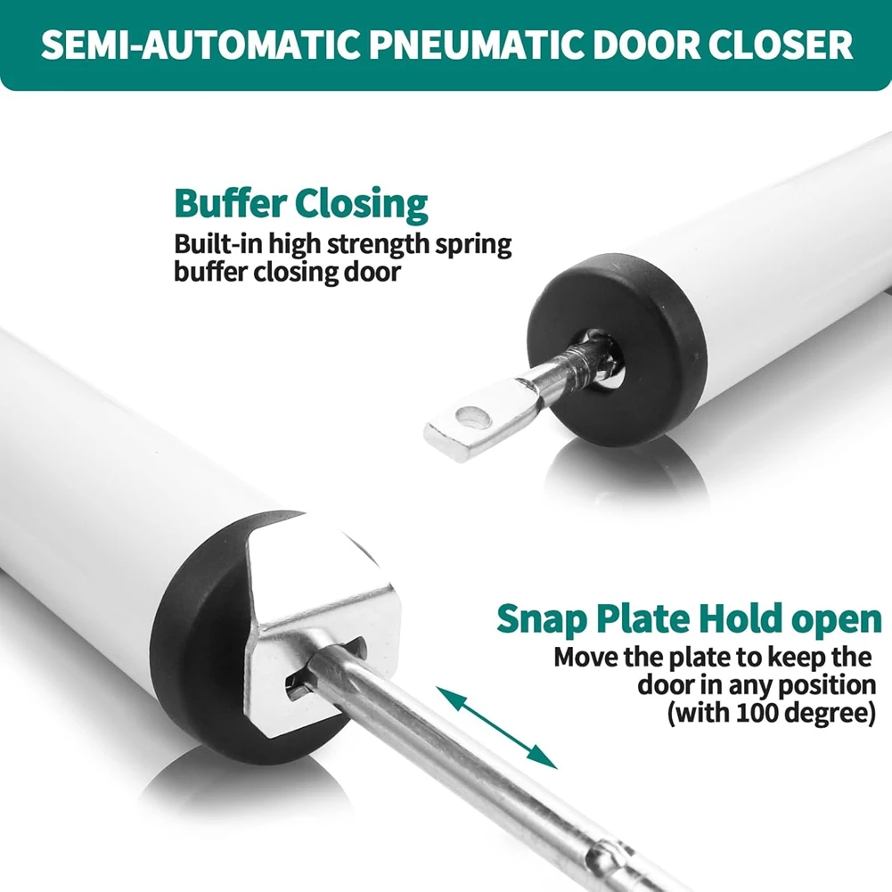T99C-Storm Door Closer Heavy Duty 1 Set Window Closer Safety Closure Adjustable Closing Cushion Speed White
T99C-Storm Door Closer Heavy Duty 1 Set Window Closer Safety Closure Adjustable Closing Cushion Speed White