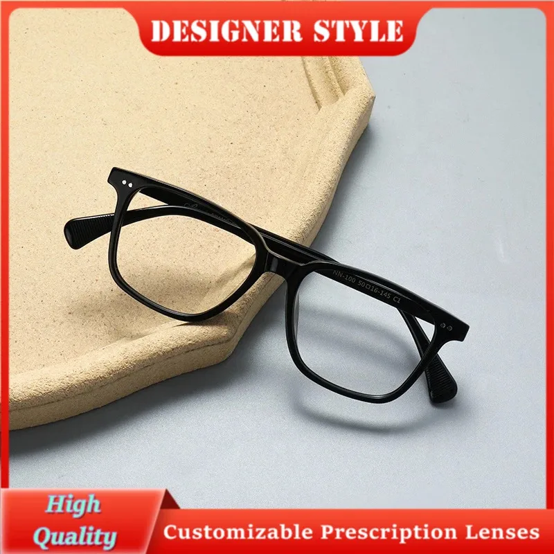 BIG BOSS Style Acetate Glasses Frame Business Hand Made Eyepieces Eye frames Eyewear Men Women 100 For Prescription Optical Lens
BIG BOSS Style Acetate Glasses Frame Business Hand Made Eyepieces Eye frames Eyewear Men Women 100 For Prescription Optical Lens