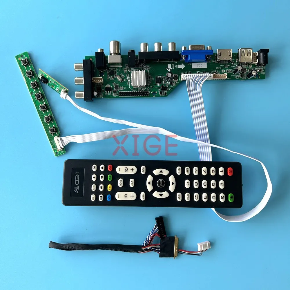 Для LTN156AT05-001/301/802/H01 15,6 "USB/DHMI/VGA/AV DVB-T/C 1366x768 LVDS 40-контактный контроллер экрана ноутбука, плата драйвера DIY Kit
Для LTN156AT05-001/301/802/H01 15,6 "USB/DHMI/VGA/AV DVB-T/C 1366x768 LVDS 40-контактный контроллер экрана ноутбука, плата драйвера DIY Kit