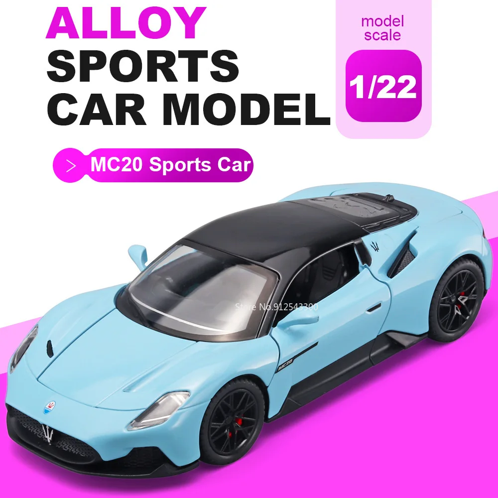 1:22 MC20 SL63 Car Model Toy Doors Opened Pull Back Cars Alloy Diecast Rubber Tires Vehicle for Enthusiasts Anniversary Surprise
1:22 MC20 SL63 Car Model Toy Doors Opened Pull Back Cars Alloy Diecast Rubber Tires Vehicle for Enthusiasts Anniversary Surprise