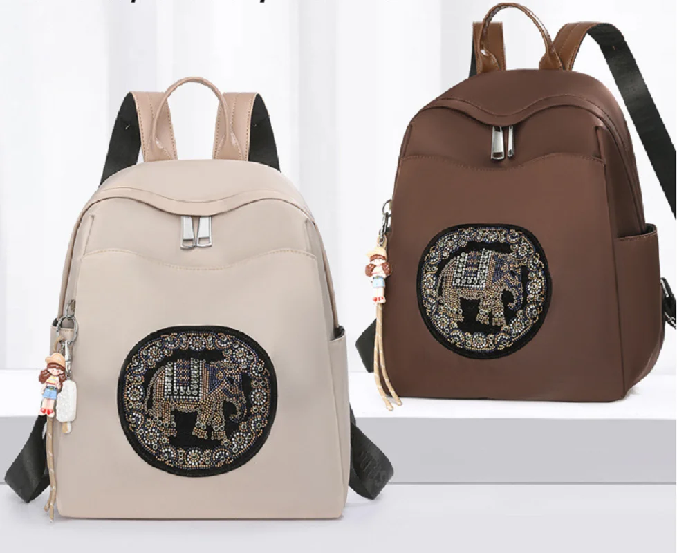 Korean Fashion Waterproof Nylon Large Capacity Travel Backpacks Women's Double Zipper Shoulder Bags Totes School Bag Knapsack
Korean Fashion Waterproof Nylon Large Capacity Travel Backpacks Women's Double Zipper Shoulder Bags Totes School Bag Knapsack