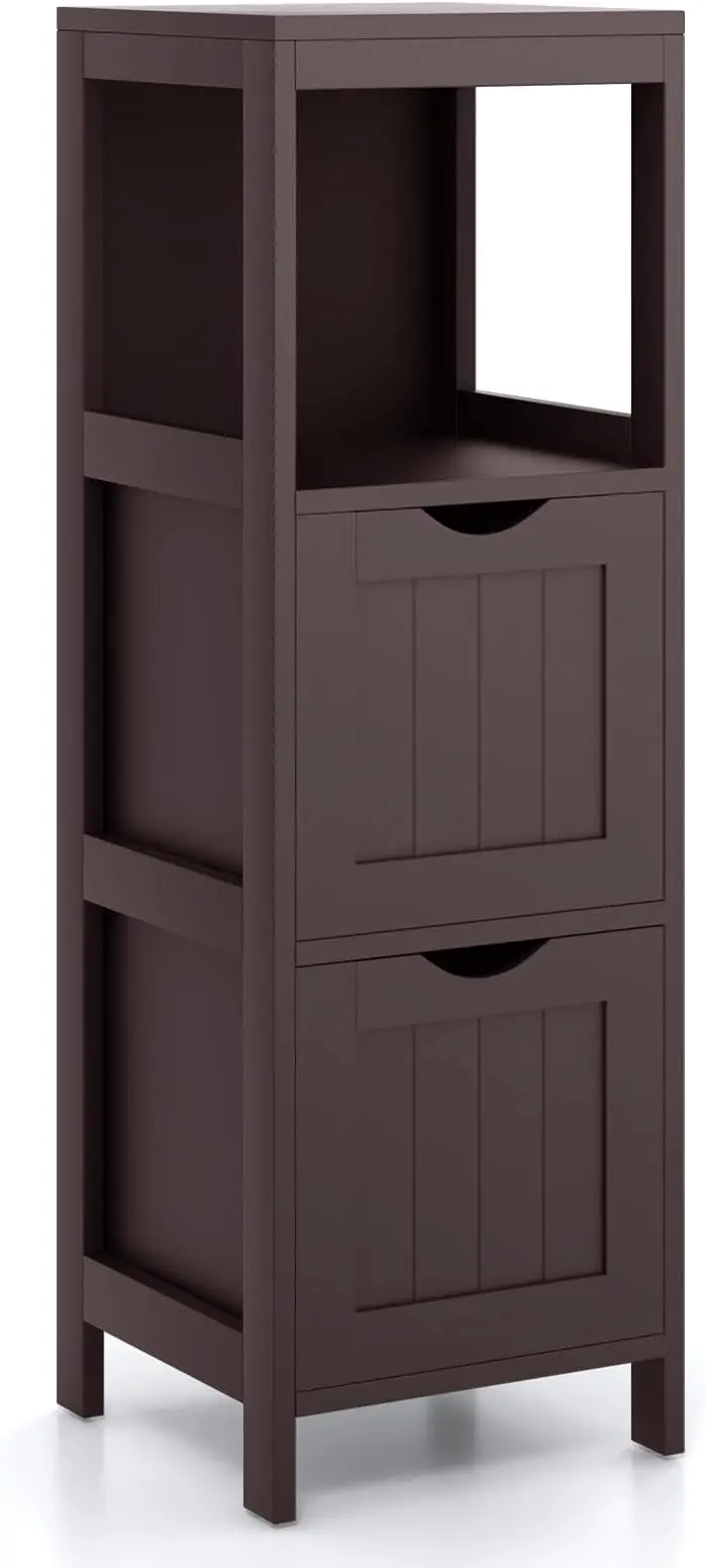 Bathroom Floor Cabinet, Multifunctional Cabinet with 2 Removable Drawers & Open , Tower Cabinet with Anti-Tilt Design for
Bathroom Floor Cabinet, Multifunctional Cabinet with 2 Removable Drawers & Open , Tower Cabinet with Anti-Tilt Design for