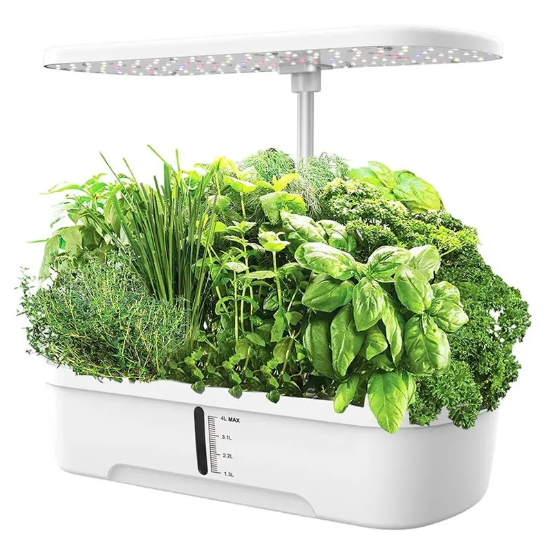 【FAMILY GATHERING】Smart Water Pump& LED Grow Light- Advanced Indoor Hydroponics System In 12-Pod Configuration-White US Plug
【FAMILY GATHERING】Smart Water Pump& LED Grow Light- Advanced Indoor Hydroponics System In 12-Pod Configuration-White US Plug