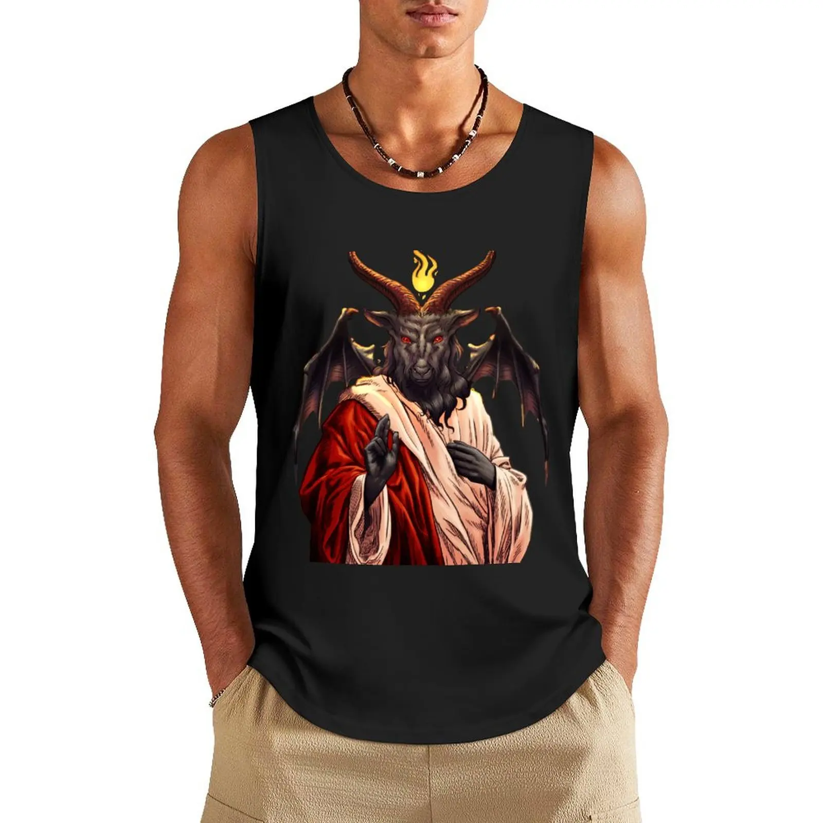 Belzeebub Tank Top Man summer clothes sports clothes for men gym clothes man sports vest
Belzeebub Tank Top Man summer clothes sports clothes for men gym clothes man sports vest