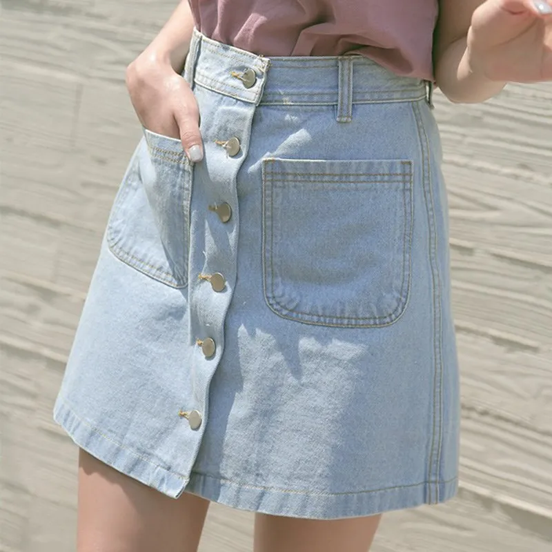 High Waist Hip Skirt Denim Jeans Shorts Dress Women's Cotton Blend A-Line Skirt with Knot Summer Fashion
High Waist Hip Skirt Denim Jeans Shorts Dress Women's Cotton Blend A-Line Skirt with Knot Summer Fashion