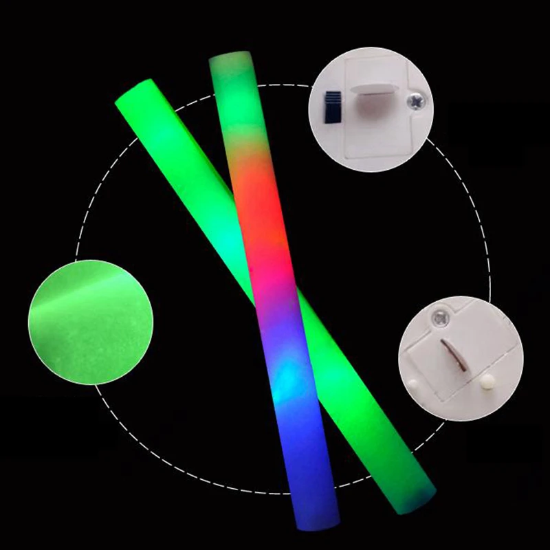 Zerolife Foam Glow Sticks Wands Multicolor Sponge Glowsticks Batons Cheer Supplies Tube Rgb Led Glow In The Dark Light for Party
Zerolife Foam Glow Sticks Wands Multicolor Sponge Glowsticks Batons Cheer Supplies Tube Rgb Led Glow In The Dark Light for Party