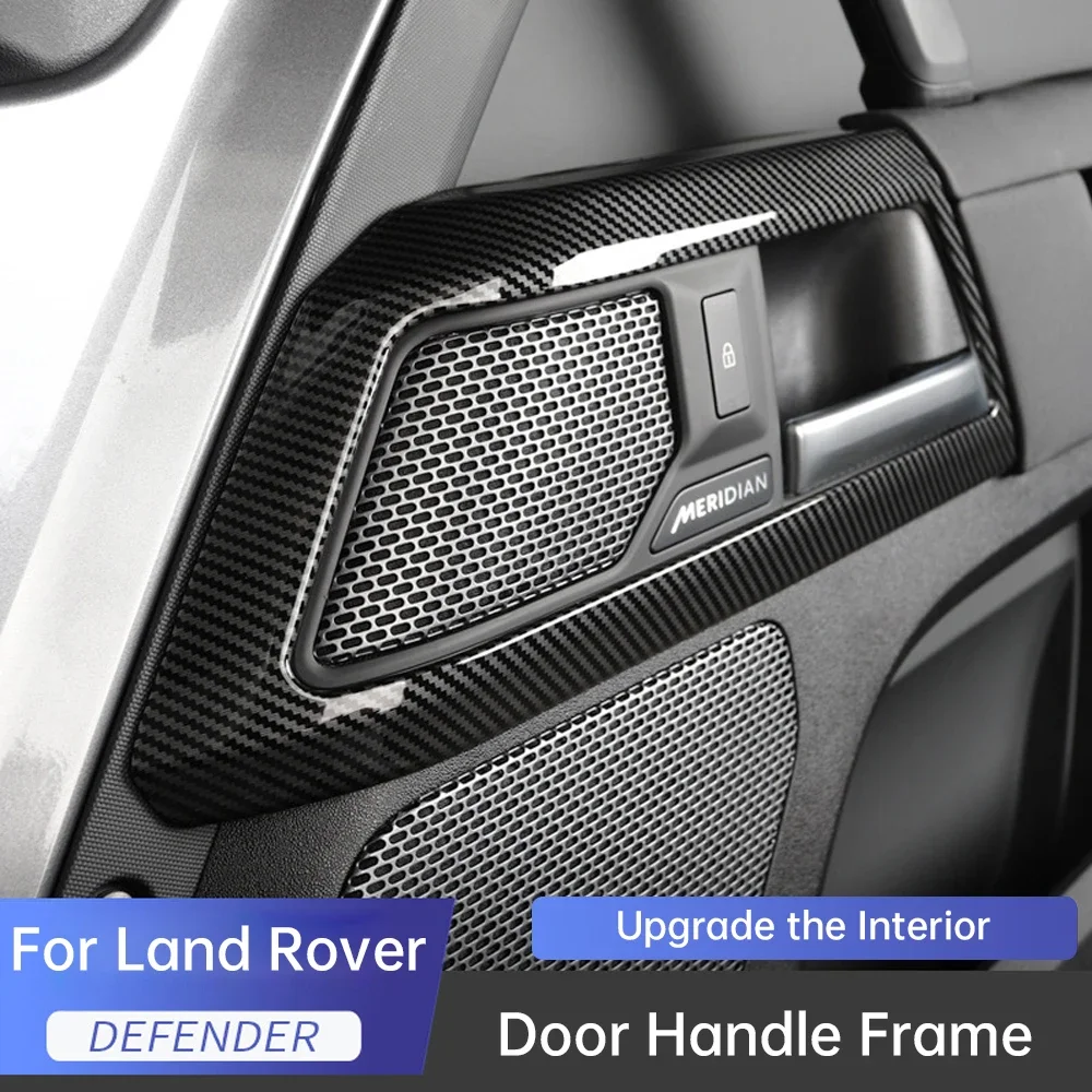 For Land Rover Defender 90 110 2020-2025 Car Door Handle Frame Carbon Fiber Door Switch Modification Decorative Sticker
For Land Rover Defender 90 110 2020-2025 Car Door Handle Frame Carbon Fiber Door Switch Modification Decorative Sticker