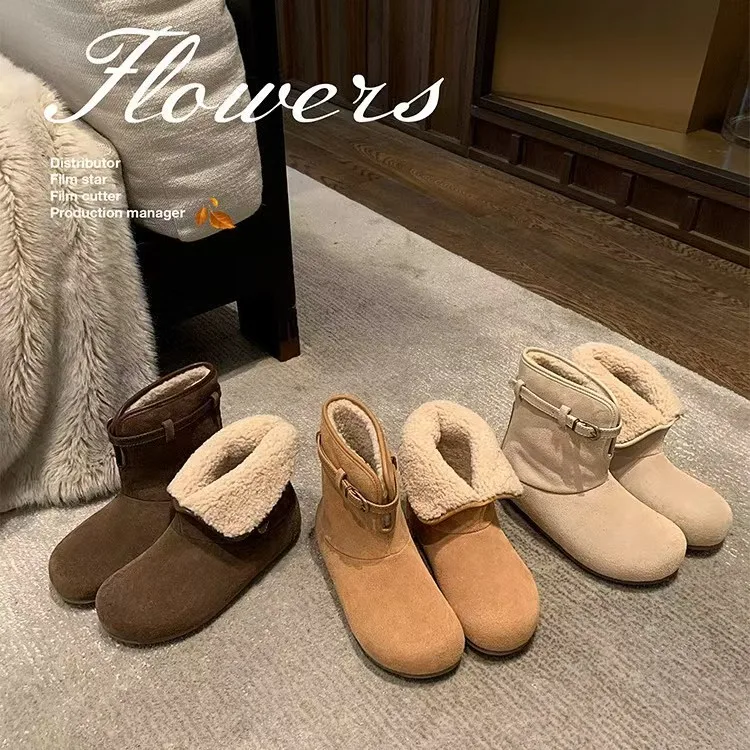 Флисовые, теплые, модные, универсальные, удобные, нескользящие и дышащие женские ботинки с круглым носком и плоской подошвой.
Флисовые, теплые, модные, универсальные, удобные, нескользящие и дышащие женские ботинки с круглым носком и плоской подошвой.