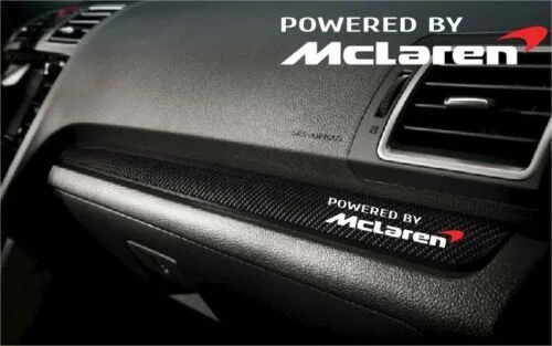 For 4x Powered by Mclaren inside and mirror vinyl self-adhesive Sticker Decal
For 4x Powered by Mclaren inside and mirror vinyl self-adhesive Sticker Decal