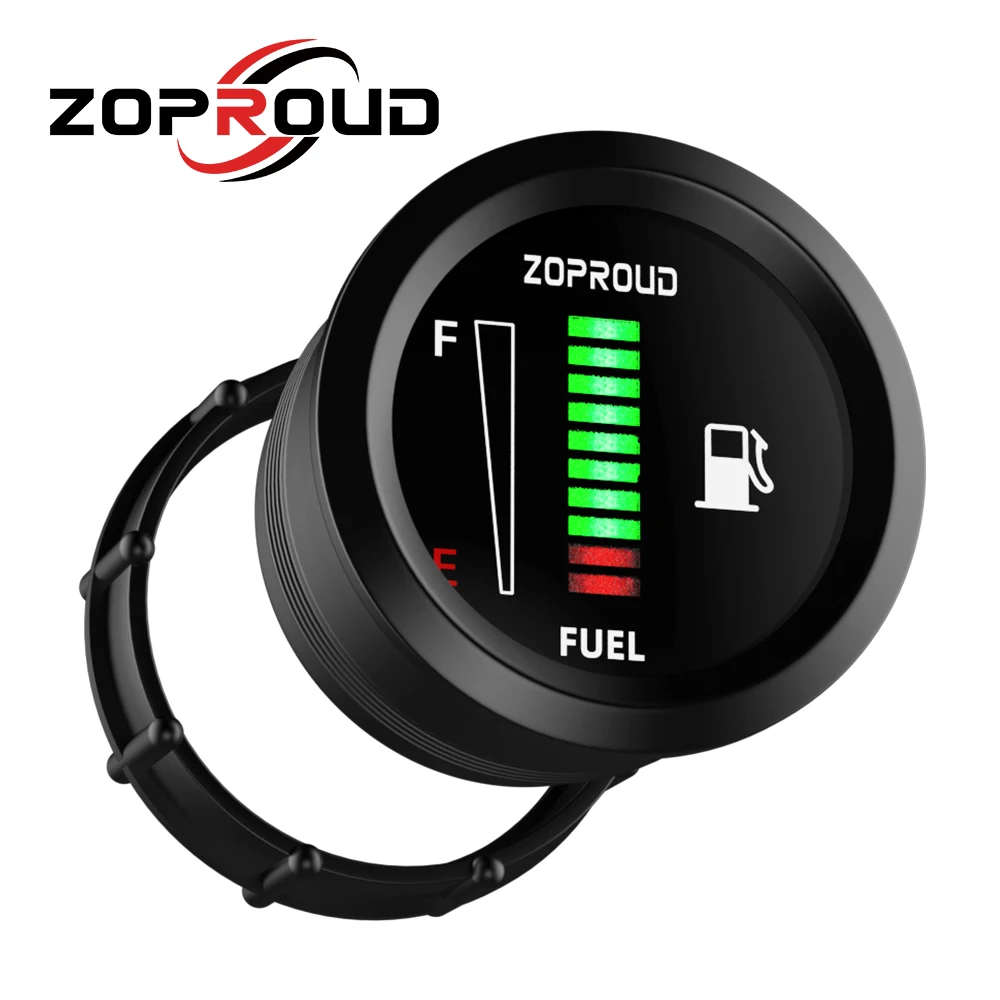 ZOPROUD 2''52mm Digital Led 12v/24v Fuel Level Gauge IS811F
ZOPROUD 2''52mm Digital Led 12v/24v Fuel Level Gauge IS811F