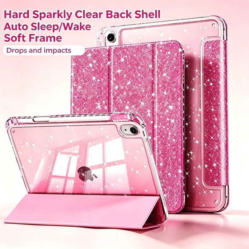 Pencil Holder Case for iPad 11th air 11 10th 4 5 10.9 9.7 13 Sparkly Shiny Clear Cover iPad 7th 8th 9th Gen 10.2 PRO 12.9 11
Pencil Holder Case for iPad 11th air 11 10th 4 5 10.9 9.7 13 Sparkly Shiny Clear Cover iPad 7th 8th 9th Gen 10.2 PRO 12.9 11