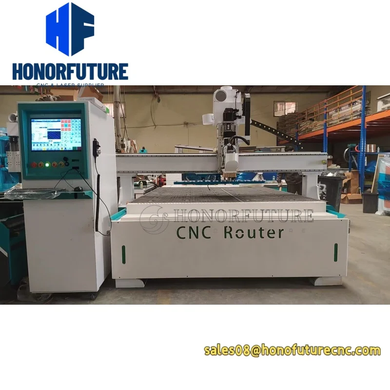 2026 New Production Inline Tool Changer CNC Router ATC 2130 Auto Tool Change Wood CNC Router Machine for Furniture Working 1325
2026 New Production Inline Tool Changer CNC Router ATC 2130 Auto Tool Change Wood CNC Router Machine for Furniture Working 1325