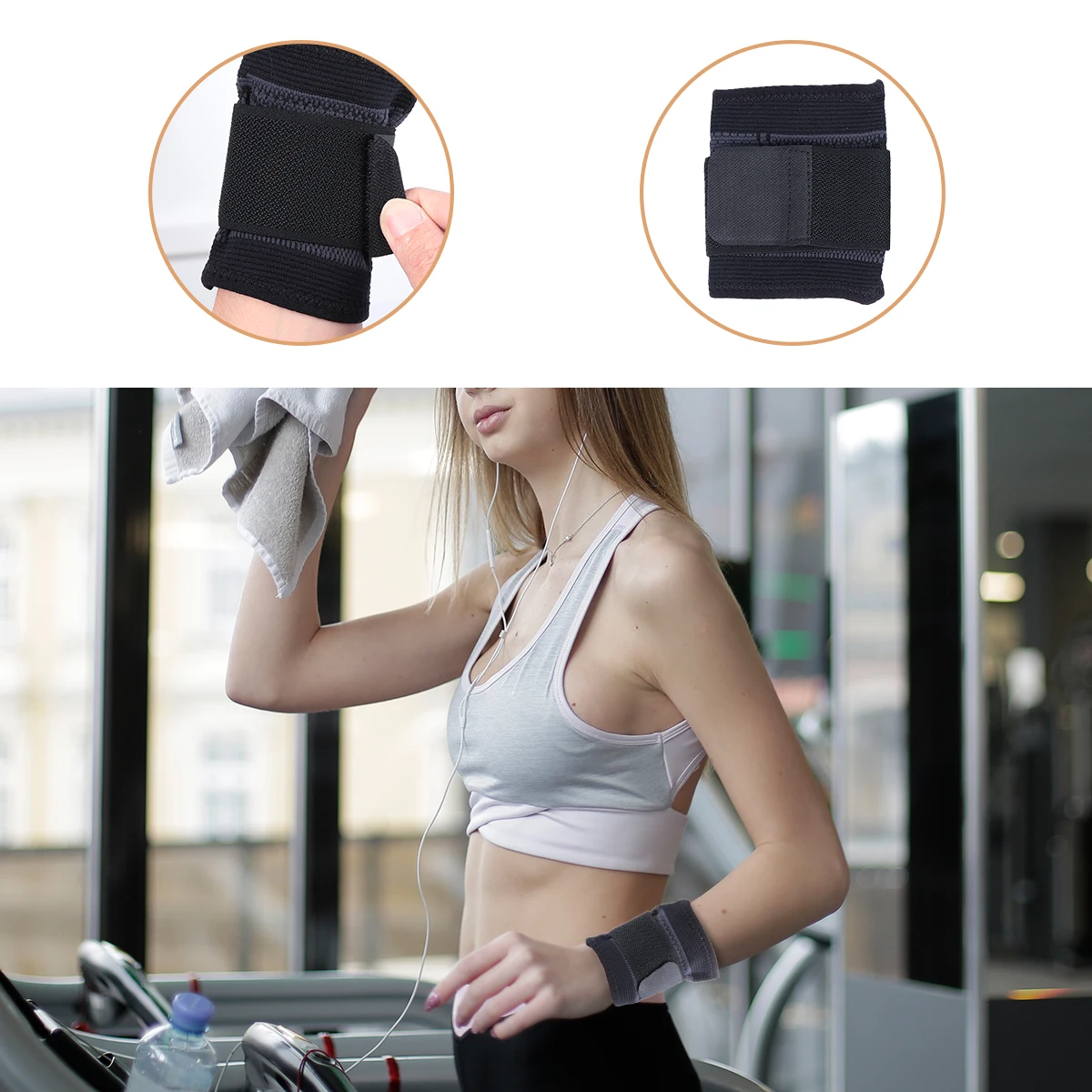 2Pcs Sport Wrist Brace Premium Material Comfortable Adjustable Compression Support for Running Cycling Hiking Fitness Training
2Pcs Sport Wrist Brace Premium Material Comfortable Adjustable Compression Support for Running Cycling Hiking Fitness Training